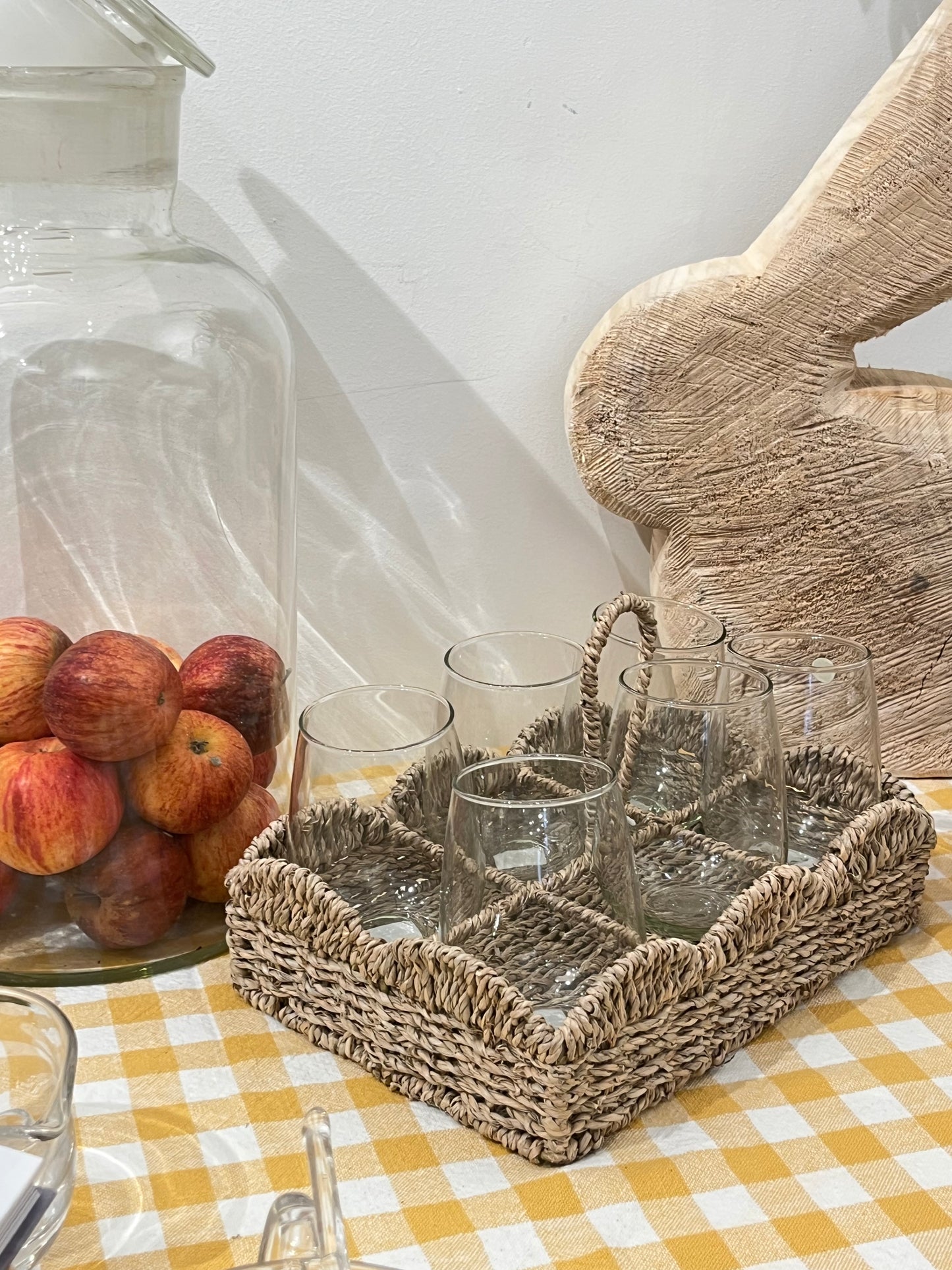 Cesta cubiertos y cesta vasos