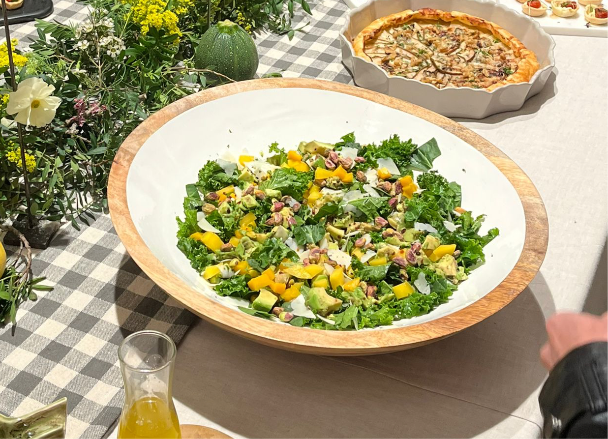 Ensaladera esmaltada blanca
