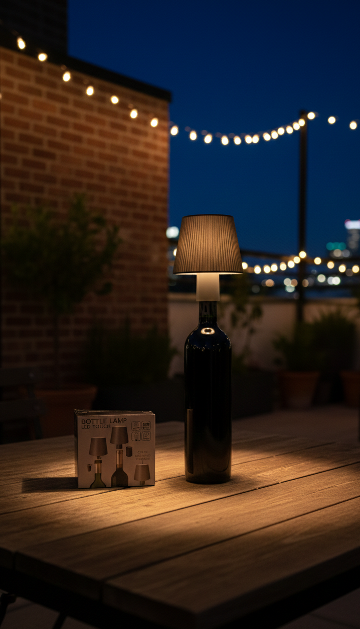 Lámpara led para botellas