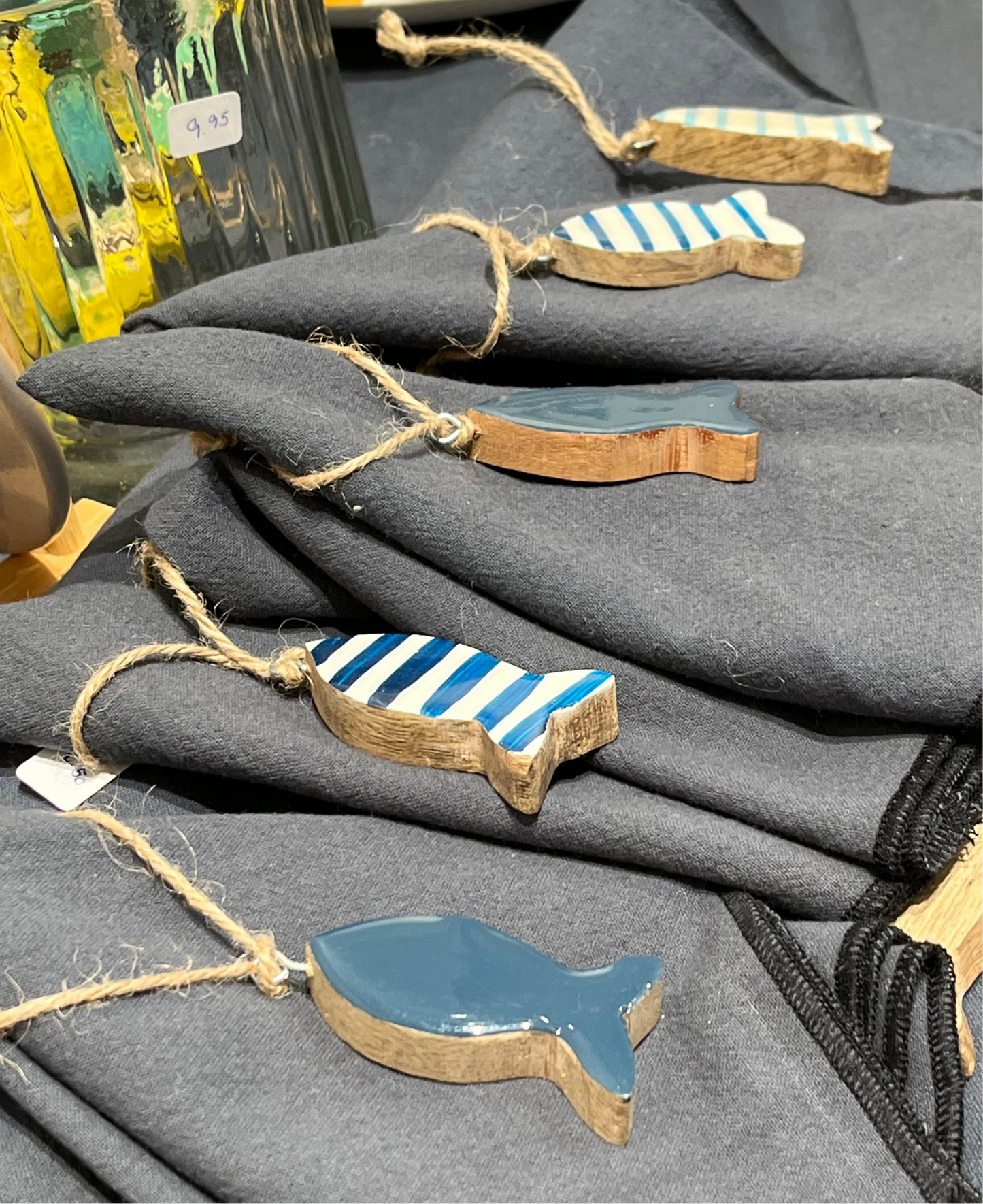 Pececitos Madera Esmaltado