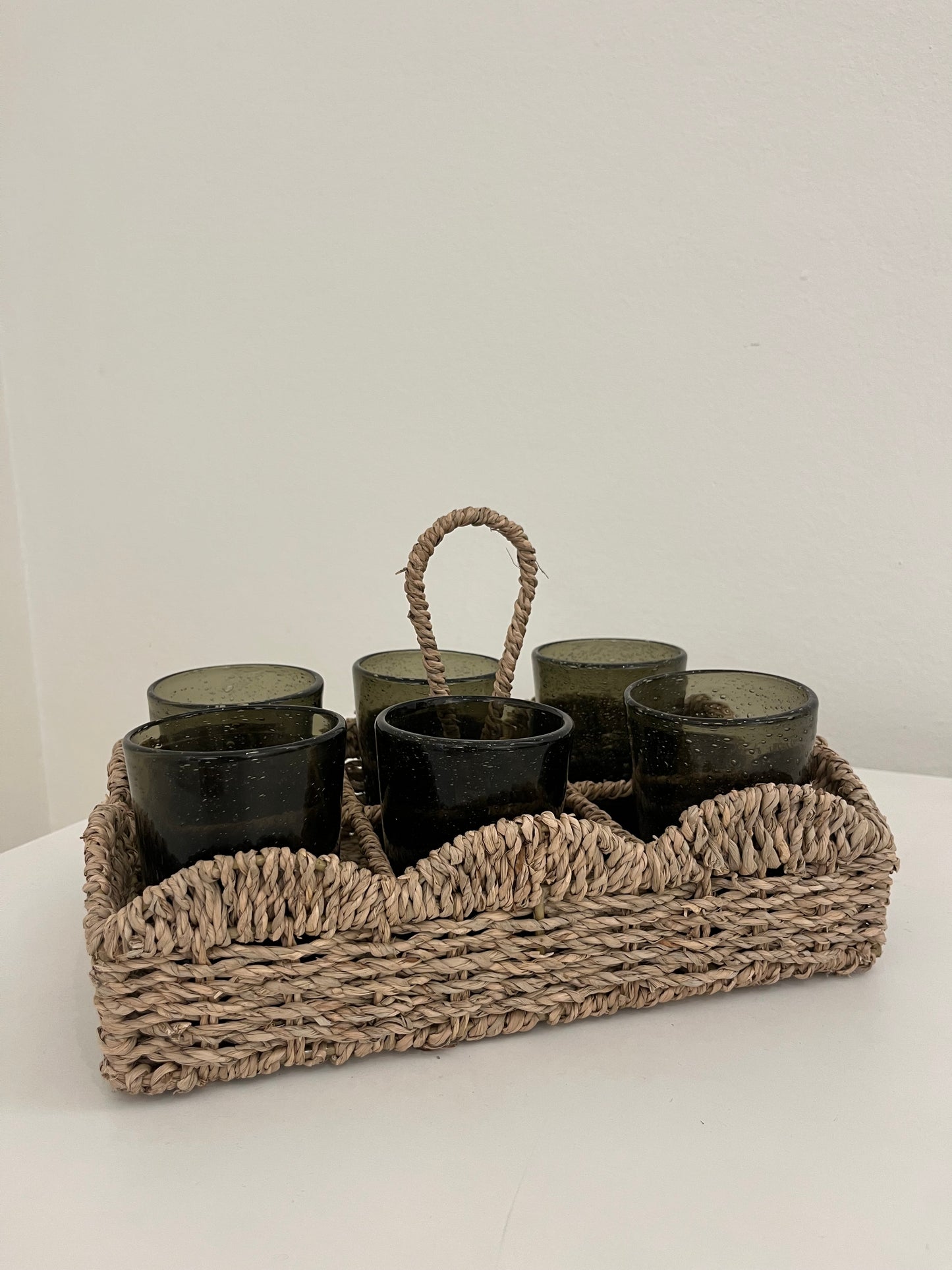 Cesta cubiertos y cesta vasos