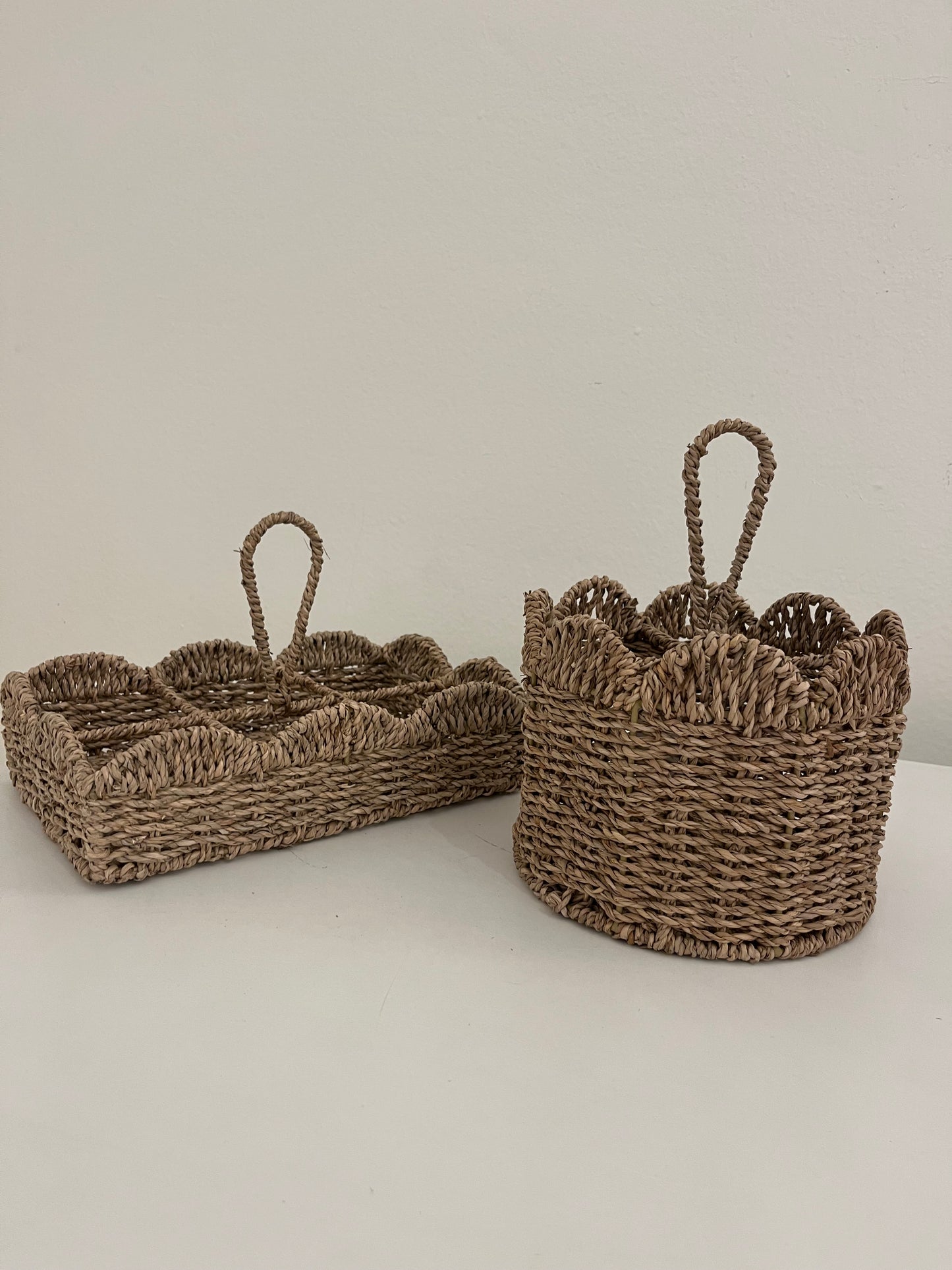Cesta cubiertos y cesta vasos
