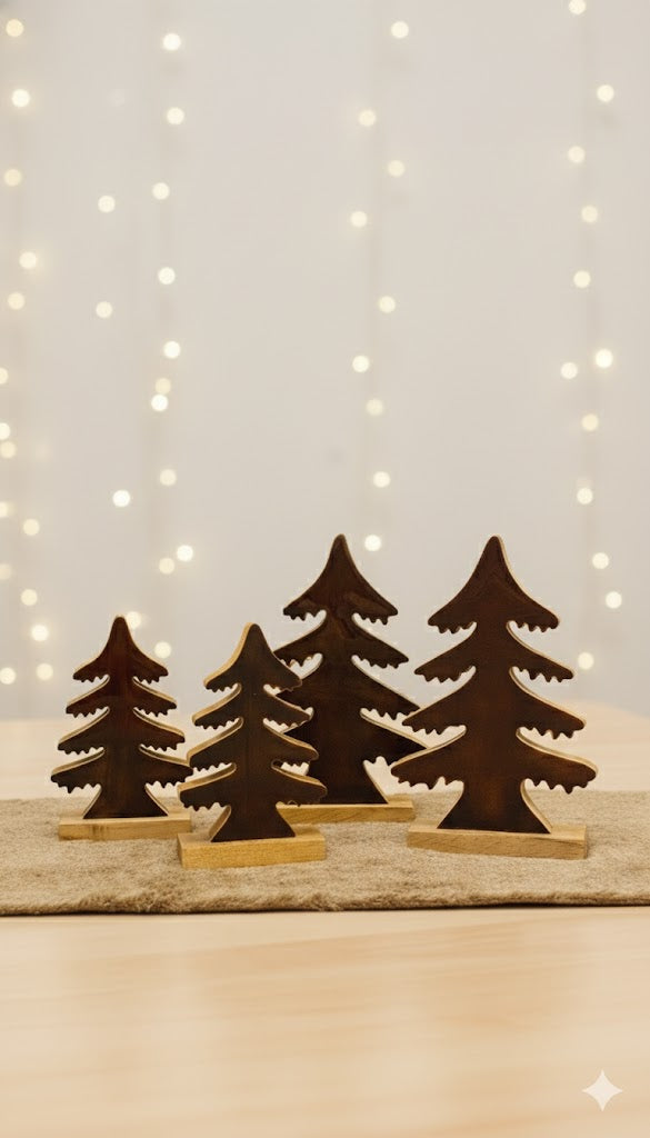 Árbol madera lacado